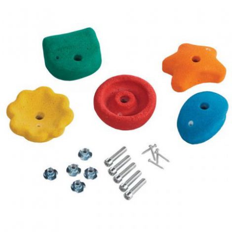 Set pietre de catarat escalada pentru spatii de joaca, Mix S (mici) 7,5 cm – 8,5 cm , multicolore, KBT - poza 1