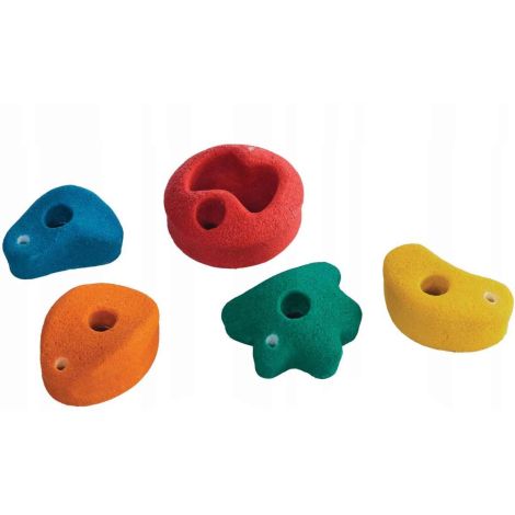 Set pietre de catarat escalada pentru spatii de joaca, Mix S (mici) 7,5 cm – 8,5 cm , multicolore, KBT - poza 3