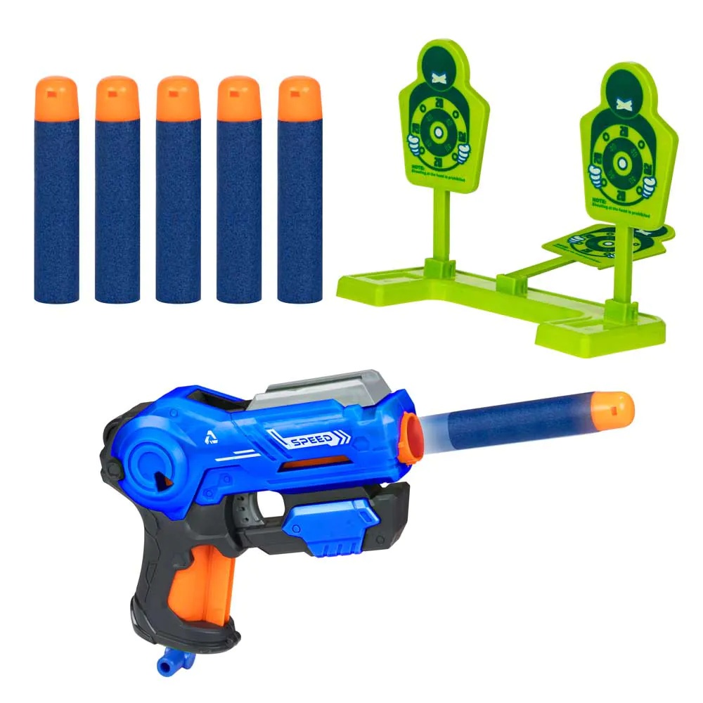 Set Pistol TToys cu Sageti Inofensive si Tinta Jucarie Diverse Modele - poza 1