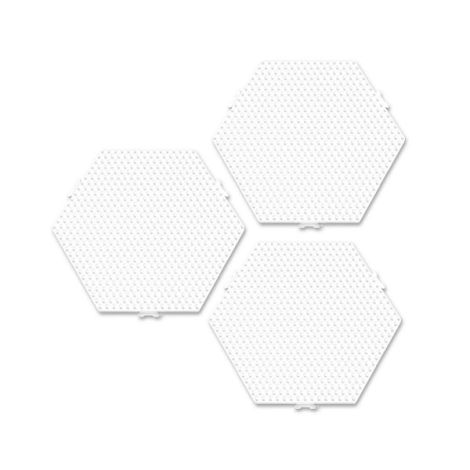 Set placi pentru margelele de calcat Beedz - 3 bucati hexagon - poza 2