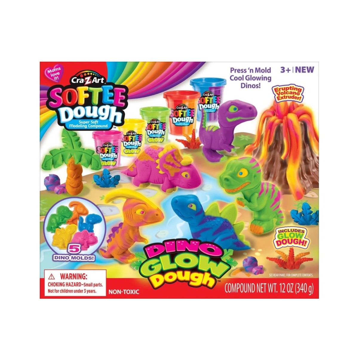 Set plastilina cu accesorii CrazArt Dino - poza 2
