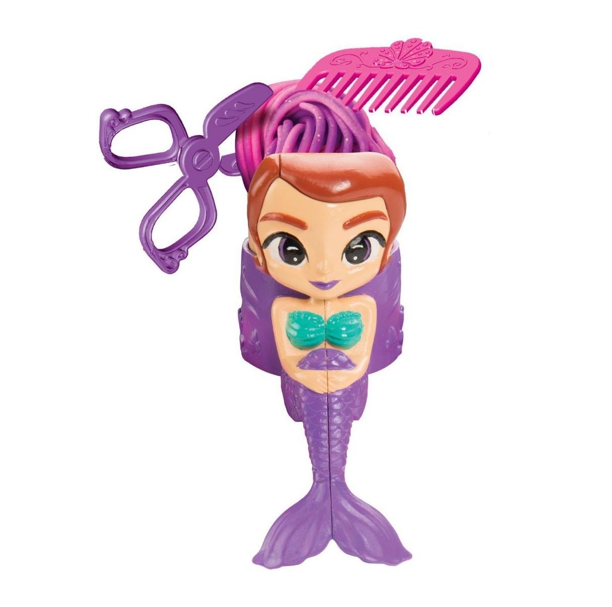 Set plastilina cu accesorii CrazArt Salonul de coafura al sirenelor - poza 4