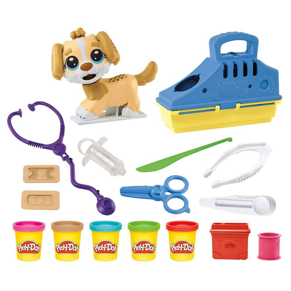 Set plastilina cu accesorii Hasbro Play Doh Medic Veterinar - poza 2