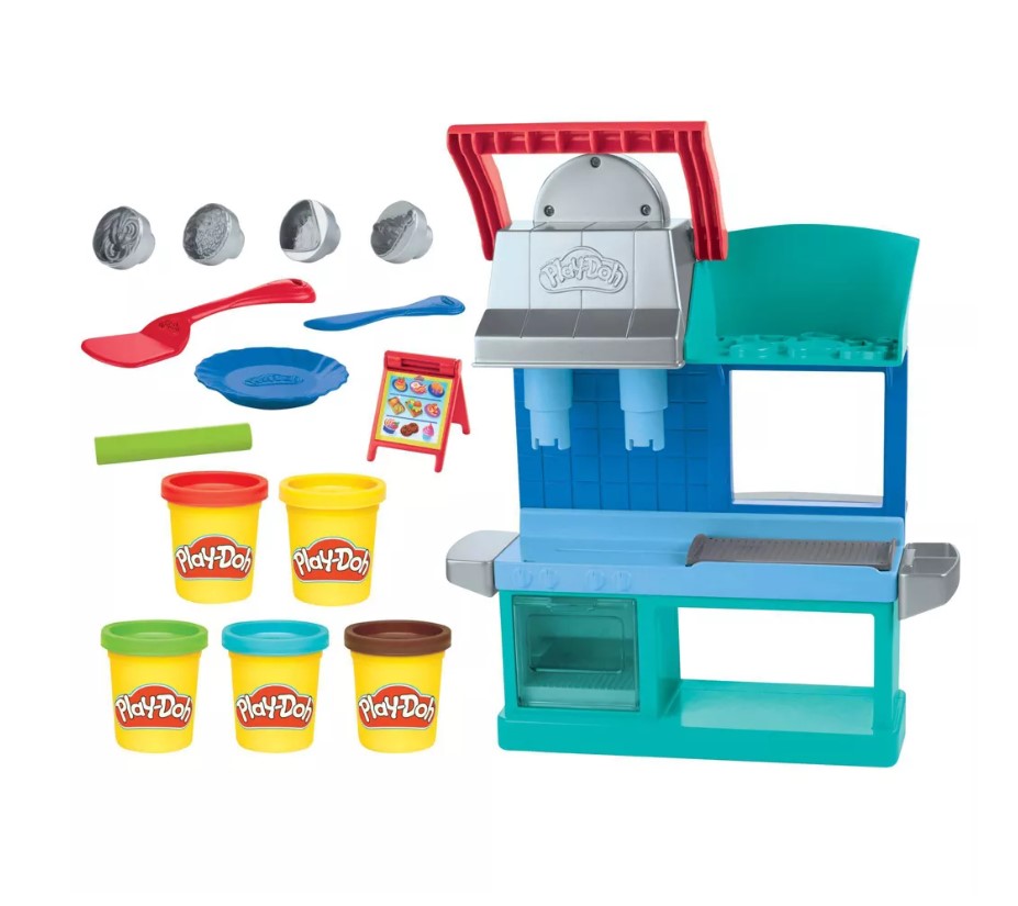 Set plastilina cu accesorii Play Doh Kitchen Creations Busy Chef Restaurant - poza 2