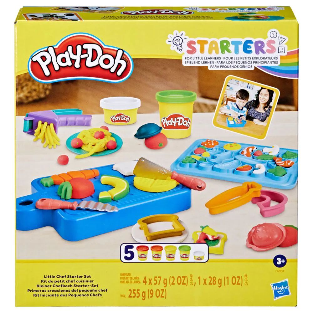 Set plastilina cu accesorii Play Doh Little Chef Starter Set - poza 3