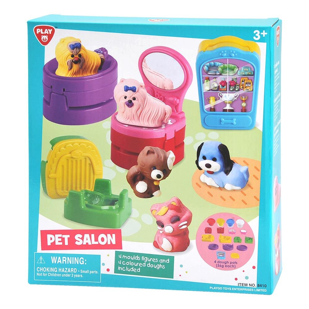 Set plastilina cu accesorii Play Go Pet Salon - poza 2