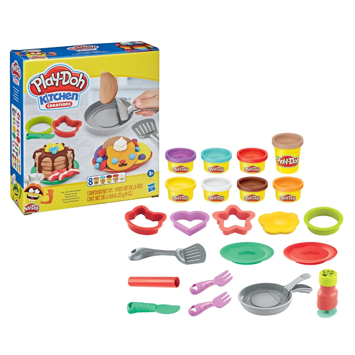 Set plastilina Hasbro Play Doh Flip N Pancakes - poza 1