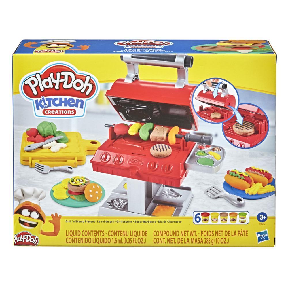 Set plastilina Hasbro Play Doh Grill N Stamp - poza 2
