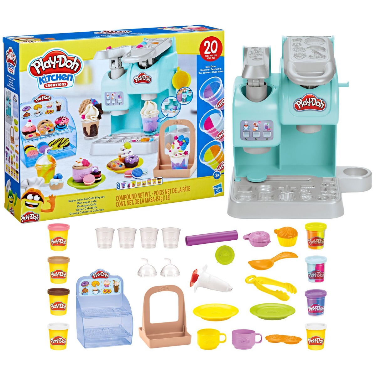 Set plastilina Hasbro Play-Doh Kitchen Creations Cafetiera Super Color - poza 1