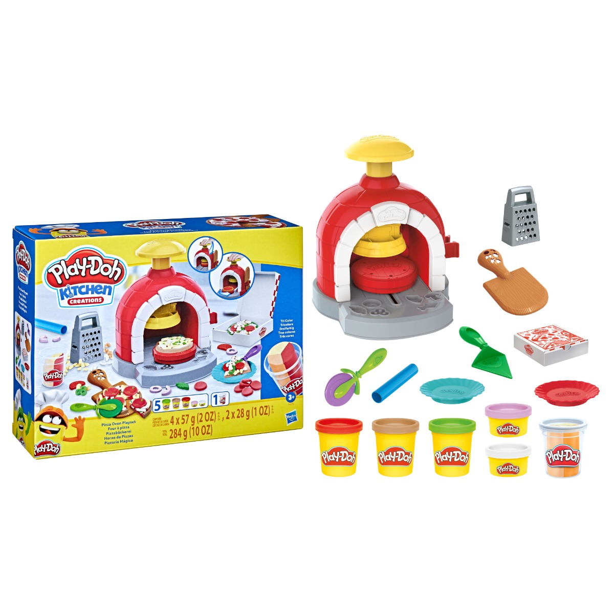 Set plastilina Hasbro Play Doh Kitchen Creations Cuptorul de Pizza - poza 1