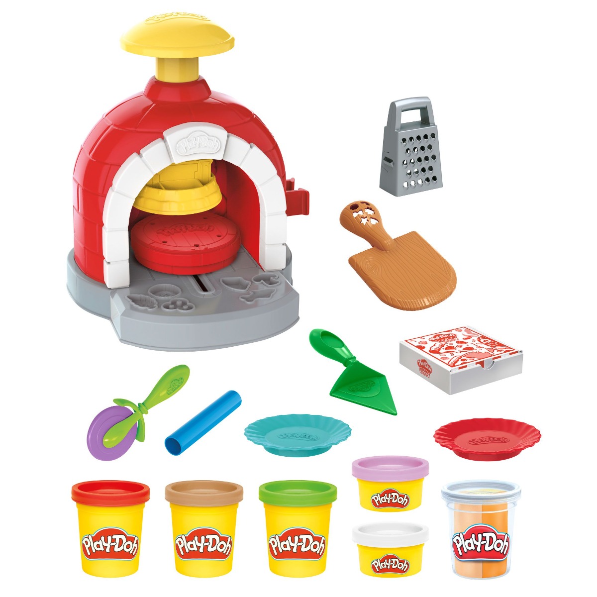Set plastilina Hasbro Play Doh Kitchen Creations Cuptorul de Pizza - poza 2