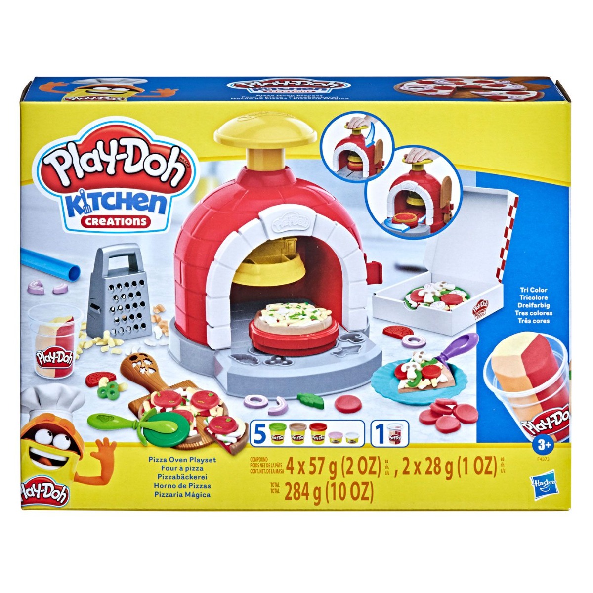 Set plastilina Hasbro Play Doh Kitchen Creations Cuptorul de Pizza - poza 3