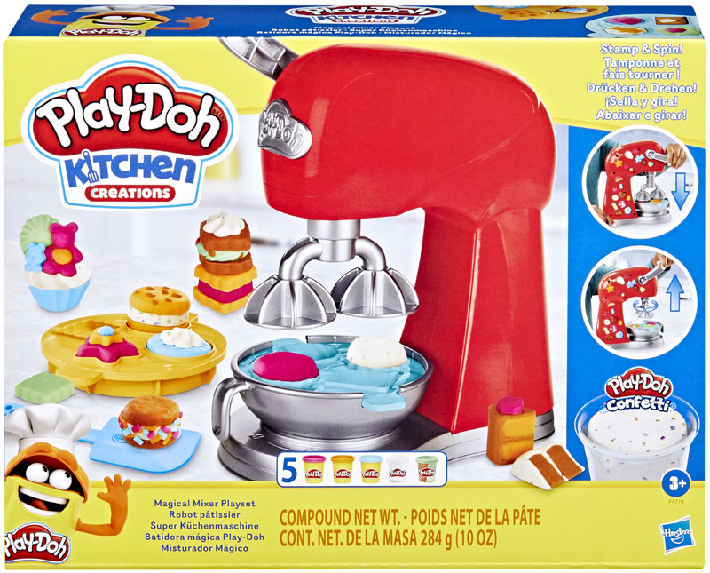 Set plastilina Hasbro Play Doh Kitchen Creations Mixerul Magic - poza 3
