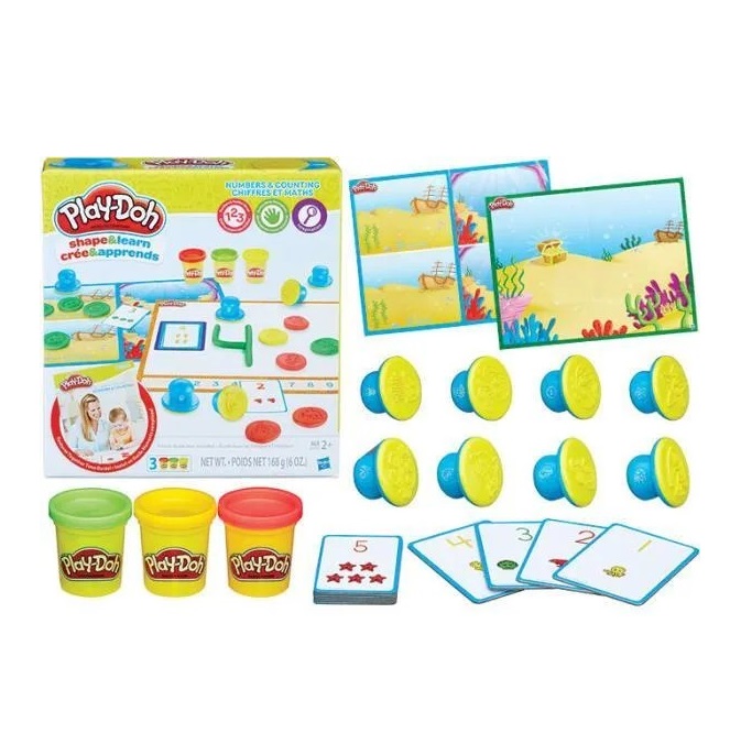 Set plastilina Hasbro Play-Doh numere - poza 1