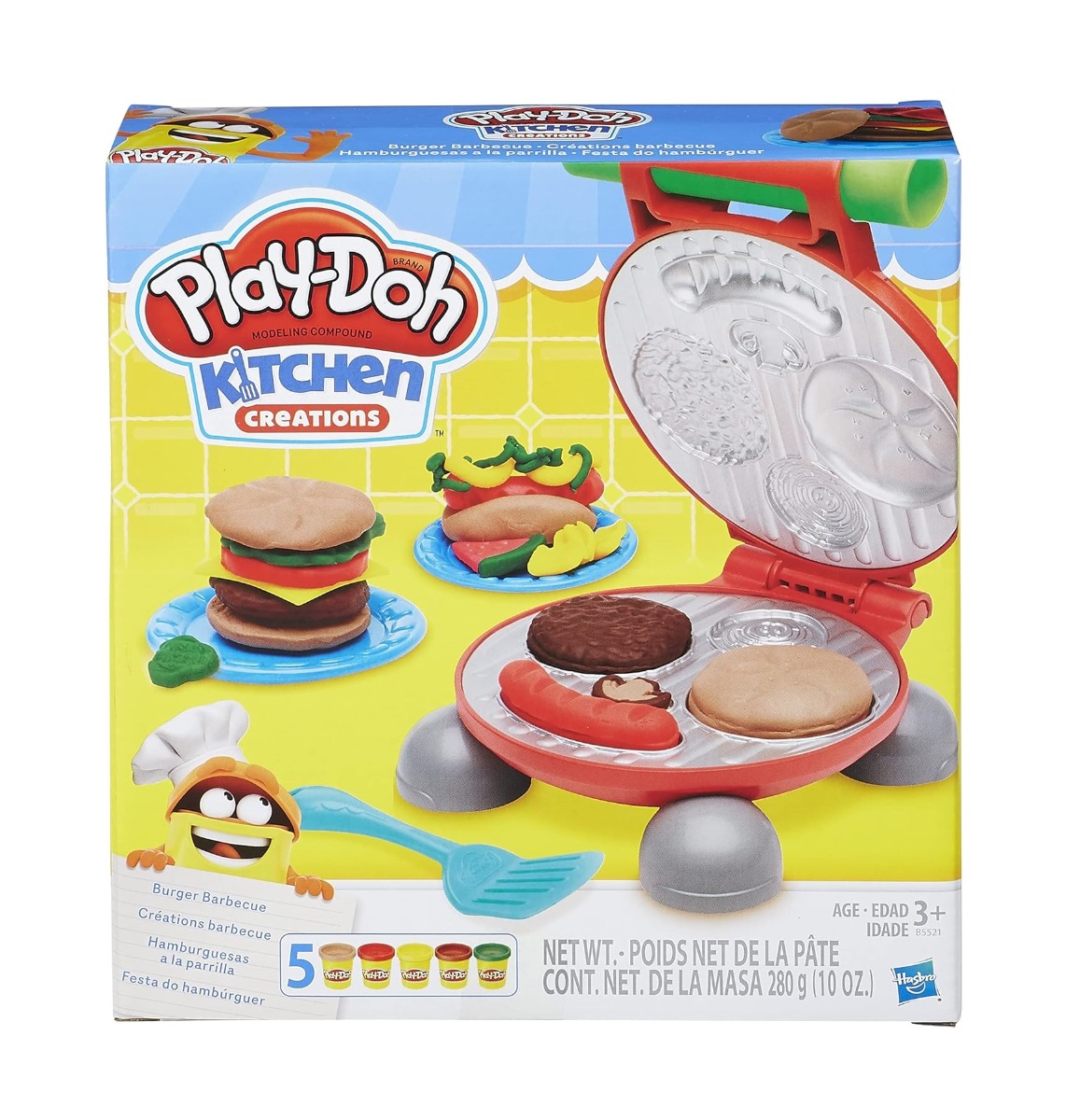 Set plastilina Play-Doh Gratarul cu burgeri - poza 2