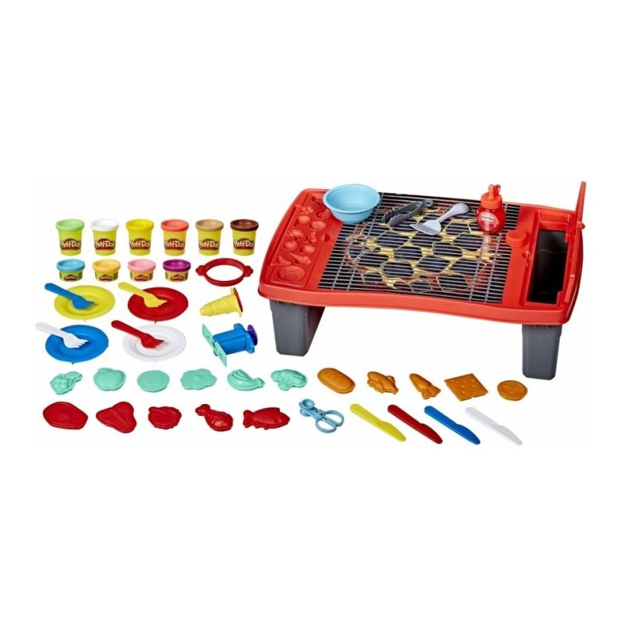 Set plastilina Play-Doh Kitchen Creations Super Gratarul - poza 2