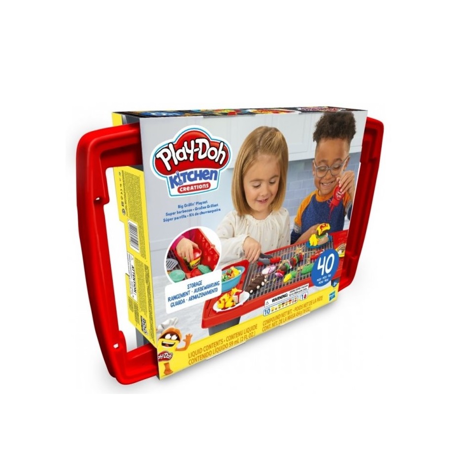 Set plastilina Play-Doh Kitchen Creations Super Gratarul - poza 4