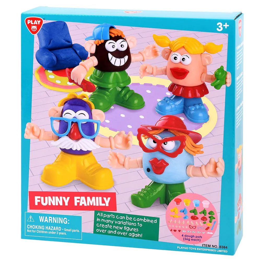 Set plastilina Play Go Funny Family - poza 2