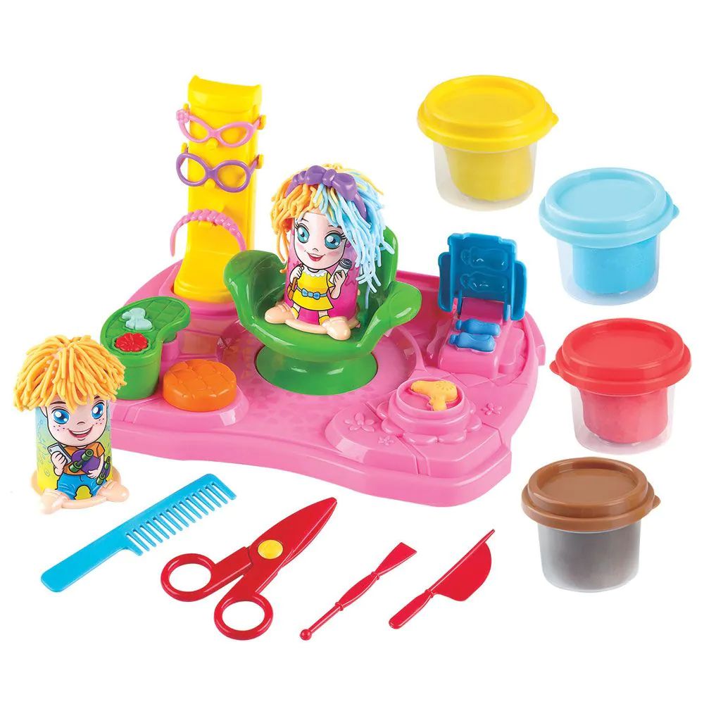 Set plastilina Play Go Salon de coafura Hair Salon - poza 1