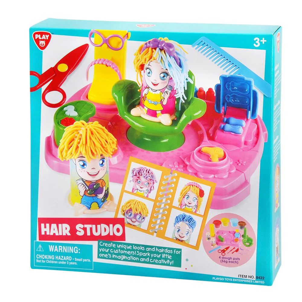 Set plastilina Play Go Salon de coafura Hair Salon - poza 2