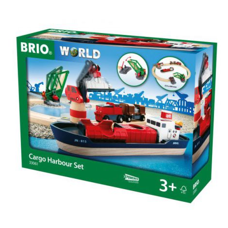 Set port cu nava de marfa 33061 Brio - poza 1