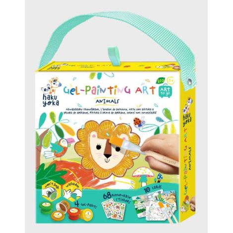 Set portabil de pictura cu gel Haku Yoka - Animale - poza 1