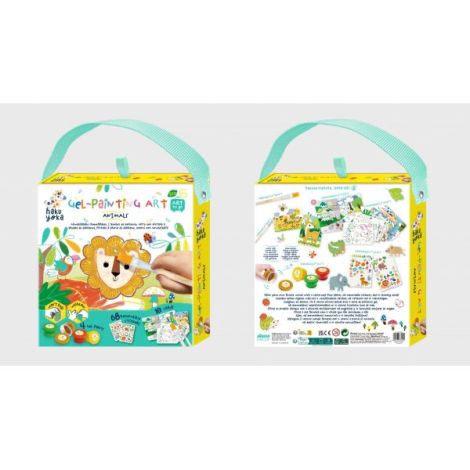 Set portabil de pictura cu gel Haku Yoka - Animale - poza 3