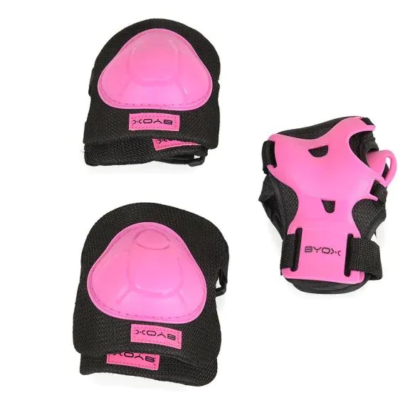 Set protectii Moni Pinky 6 piese Roz - poza 2