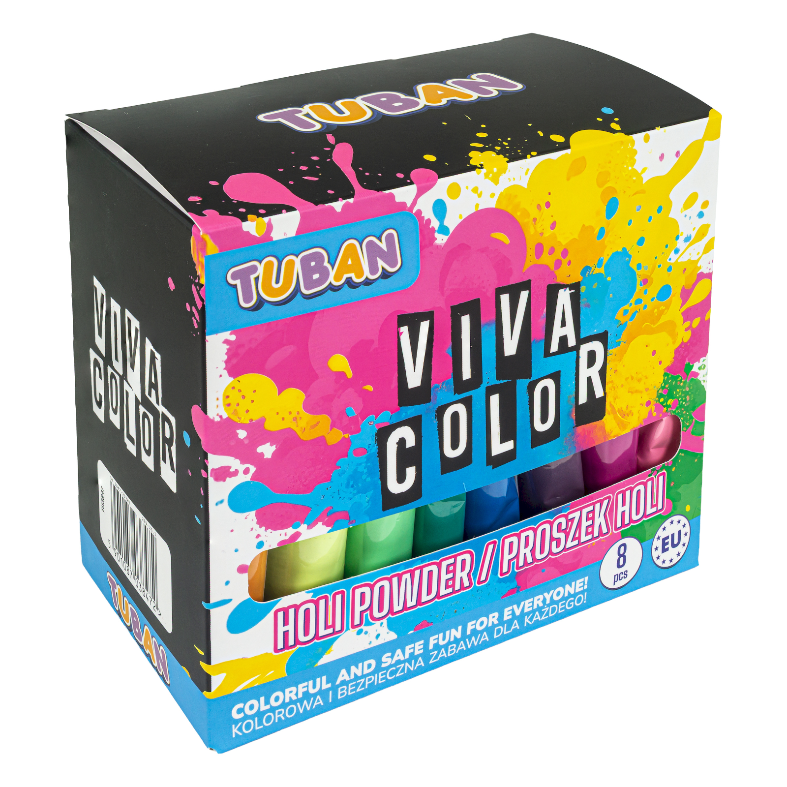 Set pudra Holi Viva Kolor, 8 culorix100g