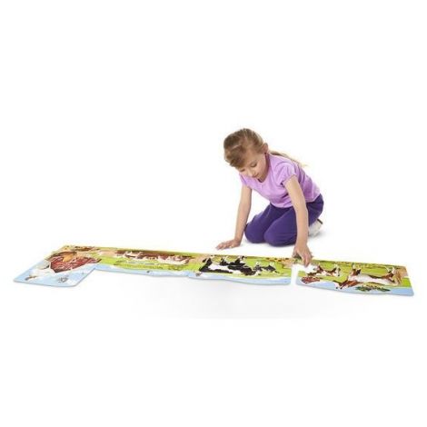 Set puzzle podea conectabile Ferma Melissa and Doug - poza 2