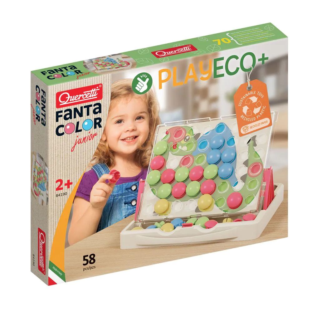 Set Quercetti Fantacolor Junior Play Eco 58 piese 84190 - poza 1
