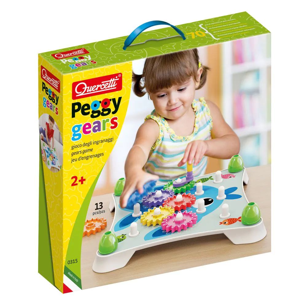 Set Quercetti Peggy Gears 13 piese - poza 1