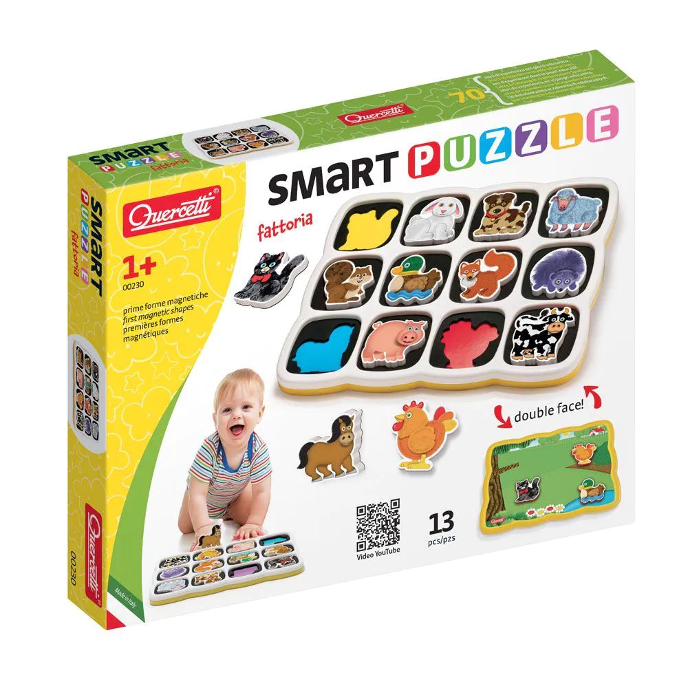 Set Quercetti Smart Puzzle Animale de ferma 00230 - poza 2