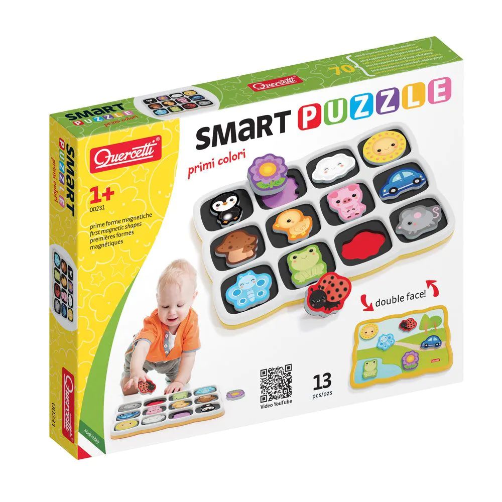 Set Quercetti Smart Puzzle Primele Culori 00231 - poza 2