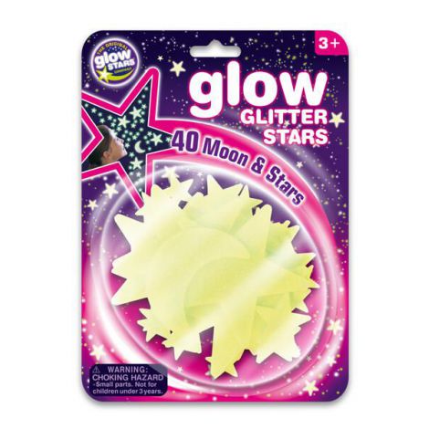 Set reflectorizant cu sclipici - stelute - poza 1