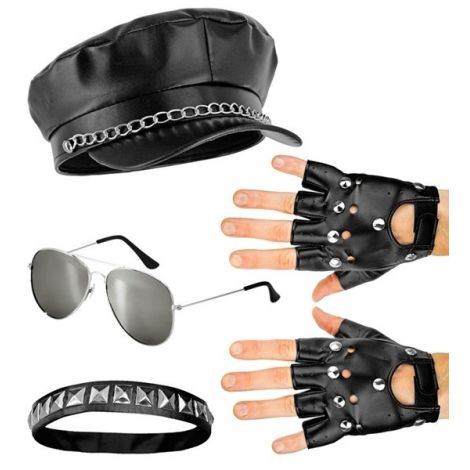 Set rocker sau bicker carnavl si petreceri Widmann 28158 - poza 1