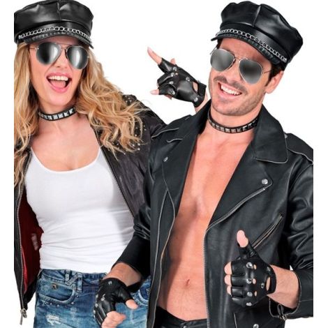 Set rocker sau bicker carnavl si petreceri Widmann 28158 - poza 2
