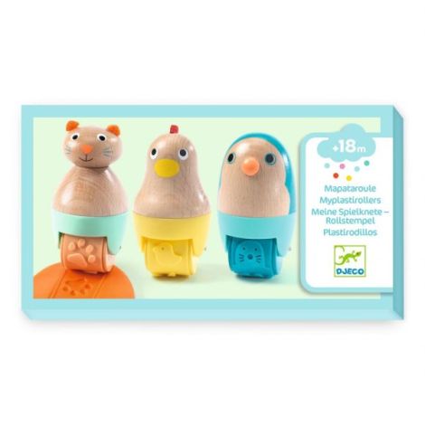 Set role de modelat Myplastirollers, Djeco - poza 4