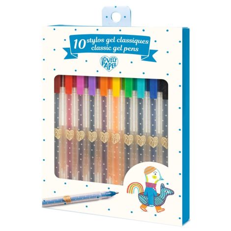 Set roll-gel Djeco, 10 culori - poza 1