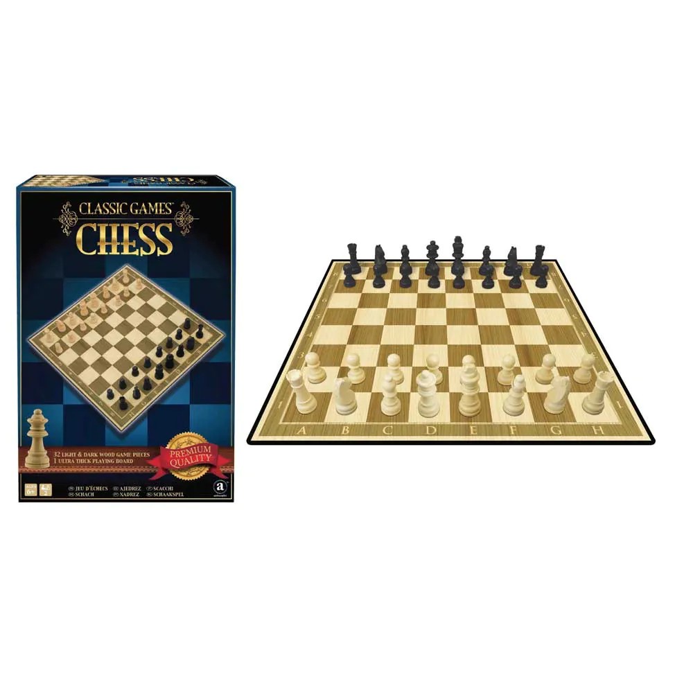 Set sah de lemn Ambassador Deluxe - poza 1