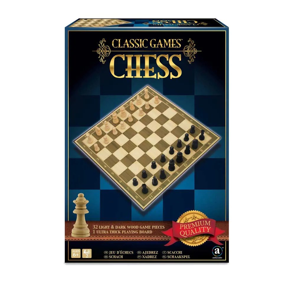 Set sah de lemn Ambassador Deluxe - poza 4