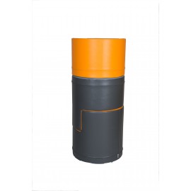 Set scoala fotolii cu masuta gri-orange - Novum - poza 2