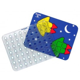 Set Scolar 6 tablite transparente Superpegs - Miniland - poza 2