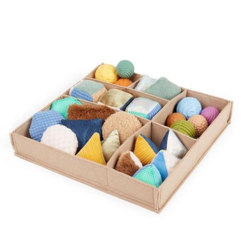 Set senzorial STEM cu 27 piese tactile, Guidecraft - poza 5