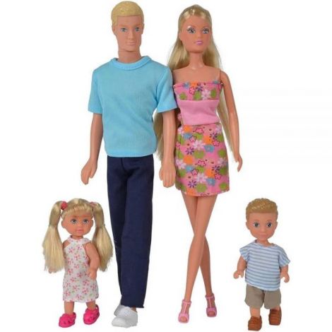 Set Simba Steffi Love Family XL cu 4 papusi - poza 1