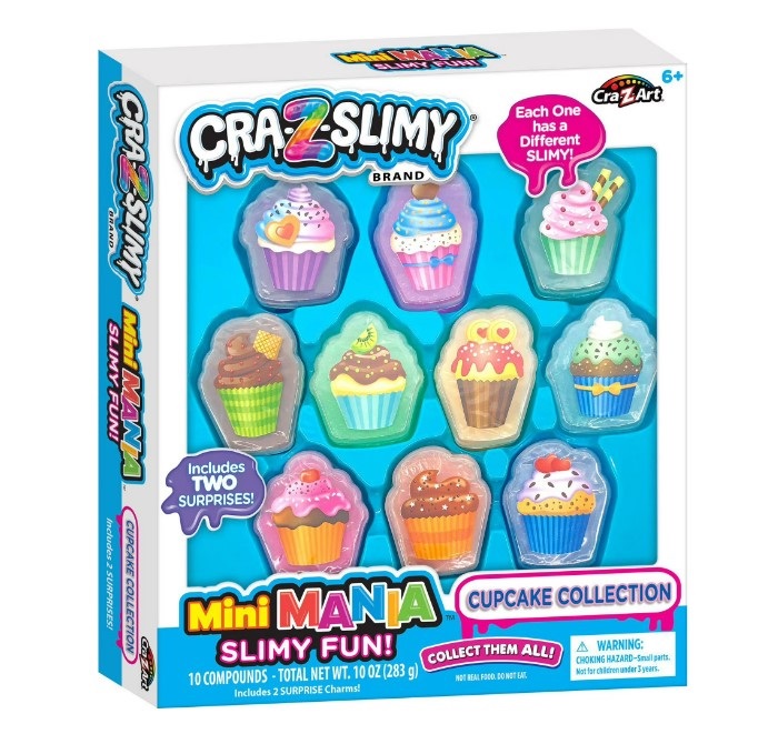 Set slime cu accesorii CrazArt Cupcake Collection - poza 2