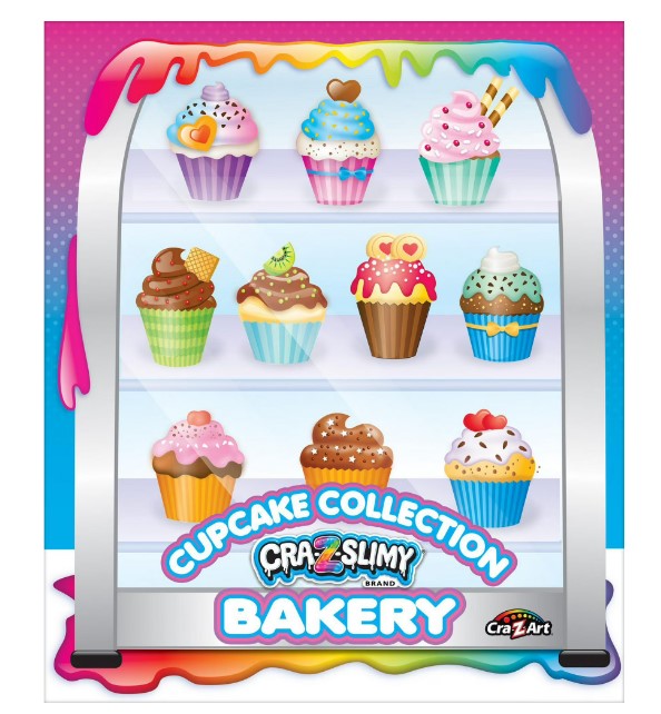 Set slime cu accesorii CrazArt Cupcake Collection - poza 3