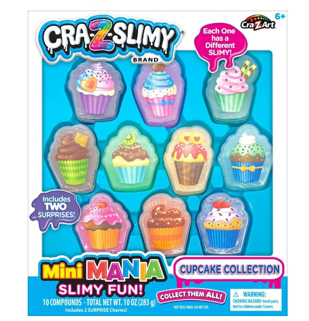 Set slime cu accesorii CrazArt Cupcake Collection - poza 4
