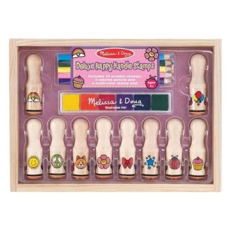 Set stampile Happy Handle Deluxe Melissa and Doug - poza 1
