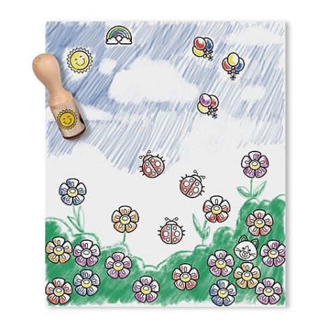 Set stampile Happy Handle Deluxe Melissa and Doug - poza 2